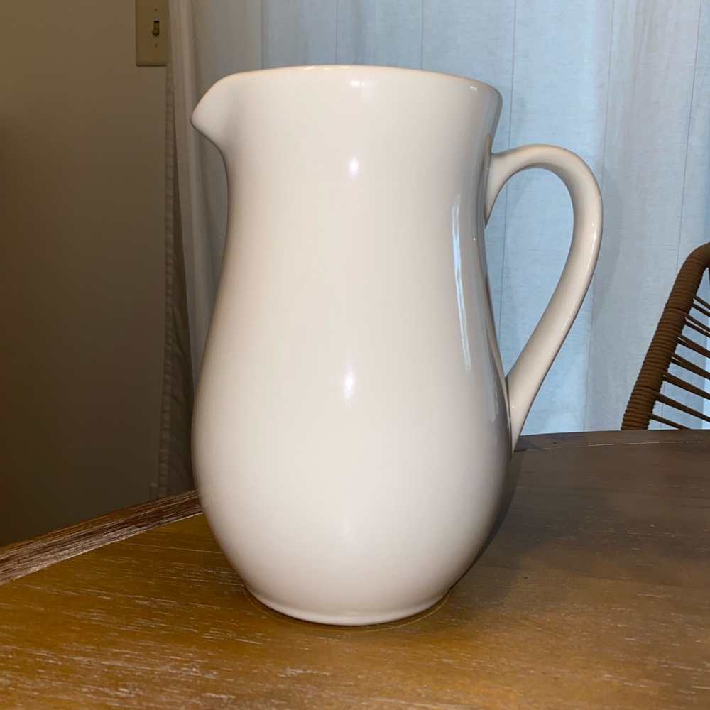 IKEA Cream Ceramic Pitcher